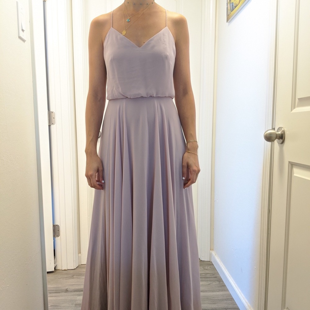 Jenny Yoo lavender maxi dress